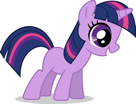 Mlp Fim Filly Twilight Sparkle Happy Vector By Luckreza8 On Deviantart