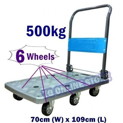 Tool trolley, metal hand truck, hand truck, brief introduction: 500kg Heavy Duty Hand Truck / Trolley Foldable Platform ...