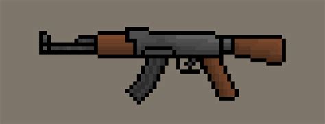 Pixel Ak 47 By Technoscrap On Newgrounds