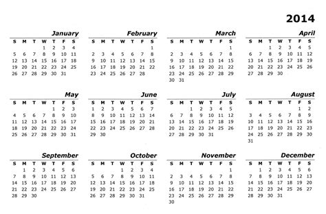 Extraordinary Calendars For The Whole Year Printable Blank Calendar
