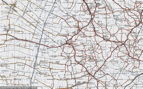 Historic Ordnance Survey Map Of Donington 1946