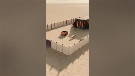 Construcción Del Atrio Del Tabernáculo De Moisés Animacion 3d