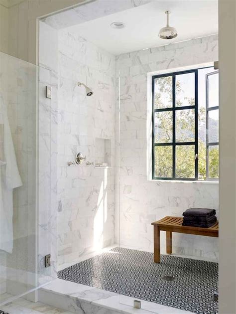 21 Stylish Farmhouse Tile Shower Remodel Ideas Window In Shower