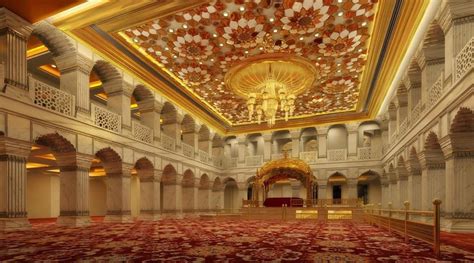 Sri Guru Granth Sahib Installed In The Most Modern Gurudwara Golden