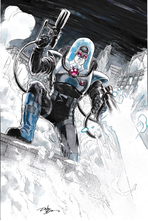 Mr Freeze Colored Sketch By Daniel Hdr In Yuang Lees Mr Freeze Themed
