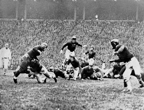 The two games were played with rules very different from what is currently understood as american football, and also played under home field rules that differed from each other. Notre Dame's First "Game of the Century," 1935 // Moments ...