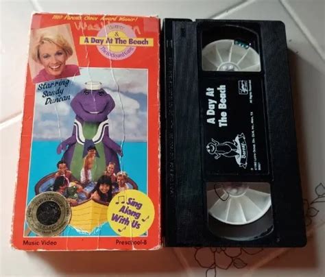 Barney The Backyard Gang A Day At The Beach Vhs Video Tape Sandy