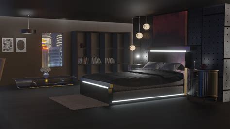 Artstation Blender Bedroom Design Concept