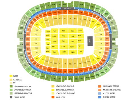 Georgia Dome Seating Chart Cheap Tickets Asap