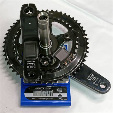 Up Close Shimano Dura Ace R9100 Dual Sided Power Meter Crankset With