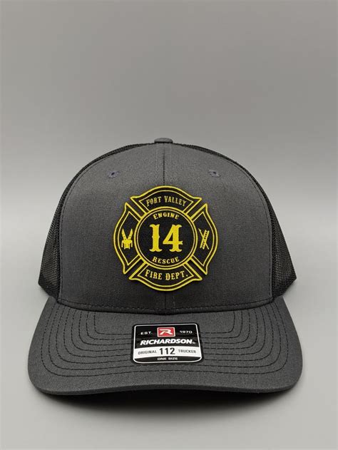 Custom Fire Department Hats Fire Shield Hat Firefighters Hat Custom