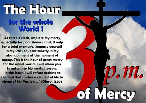 Our lord requested this devotion from st. The Three O'Clock Hour | Divine mercy, Faith prayer ...
