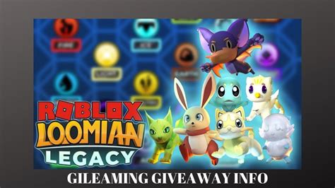 Roblox Loomian Legacy 650 Sub Gleaming Giveaway Info Youtube