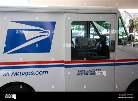 american usps united states postal service delivery and collection van