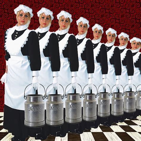 Eight Maids A Milking