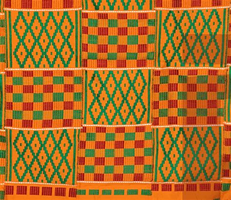 Kente Handwoven Cloth Ghana Fabric Asante African Textiles African Art