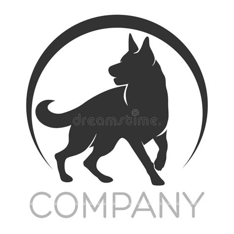 Modern Dog Logo Vector Illustration Stock Vector Illustration Of