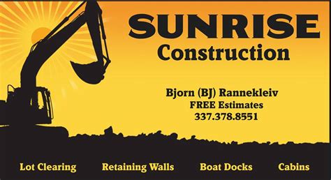 Sunrise Construction Anacoco La