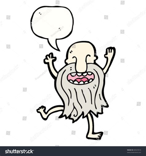 Cartoon Old Nudist Man Stock Vector Shutterstock