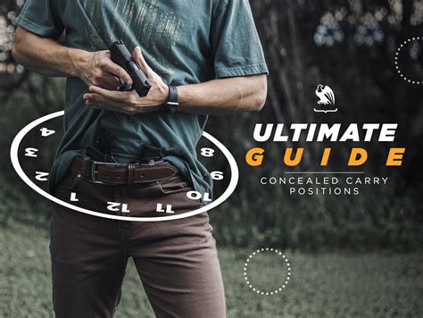 Concealed Carry Positions Ultimate Guide Vedder Holsters
