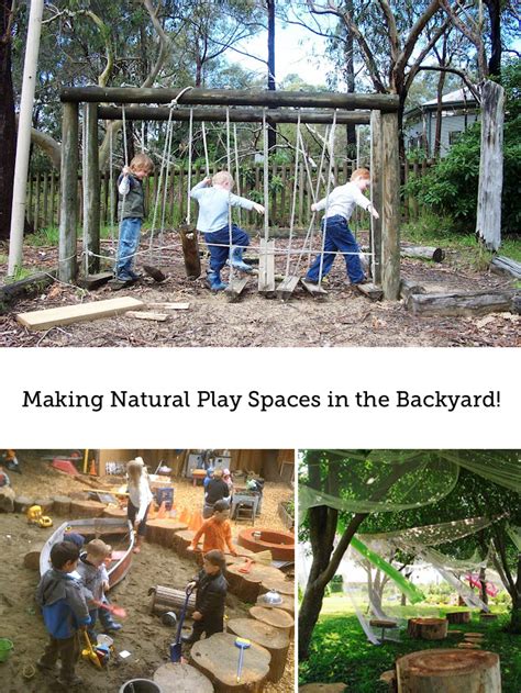 How To Set Up Natural Play Spaces In Your Back Yard