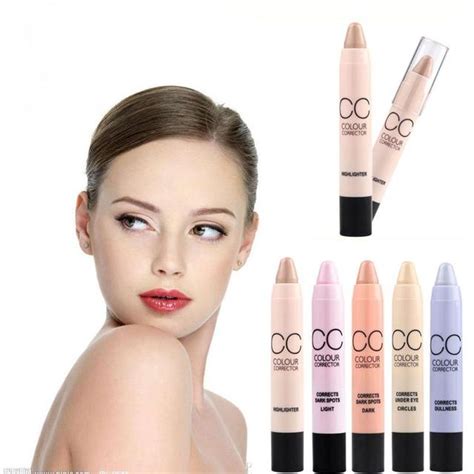 Face Makeup Sex Ladies Concealer Cc Foundation Cover Freckles Black Rim Of Eye Makeup Tool