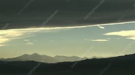 Mountain Wave Cloud Timelapse Stock Video Clip K0040465 Science