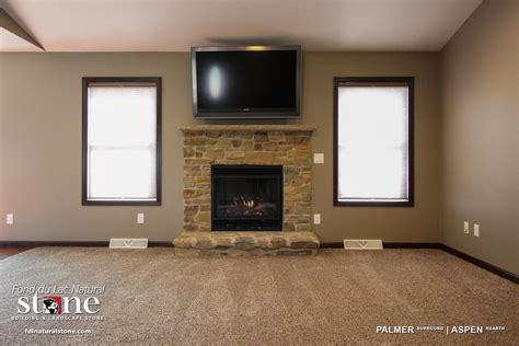 palmer™ residential fireplace fond du lac natural stone