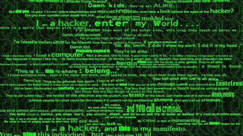 Nous I Am A Hacker And This Is My Manifesto