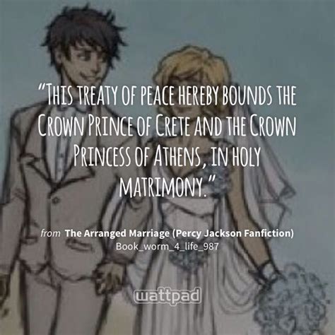 The Arranged Marriage Percy Jackson Fanfiction Percy Jackson