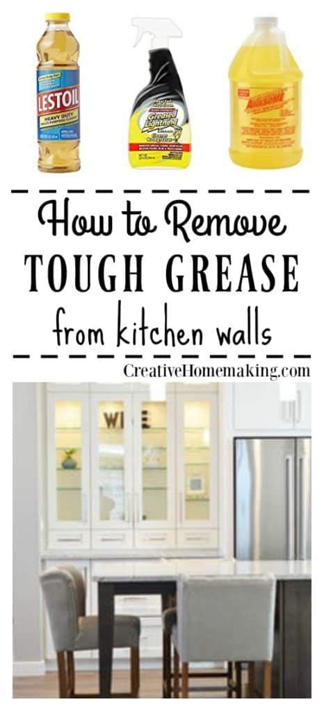 Knowledge of how to clean walls and ceilings will reduce the amount of dust that is around in your home and make the room look better. Removing Grease from Painted Kitchen Walls - Creative ...