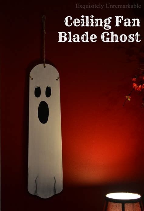 Ceiling Fan Blade Halloween Ghost And Pumpkin Exquisitely