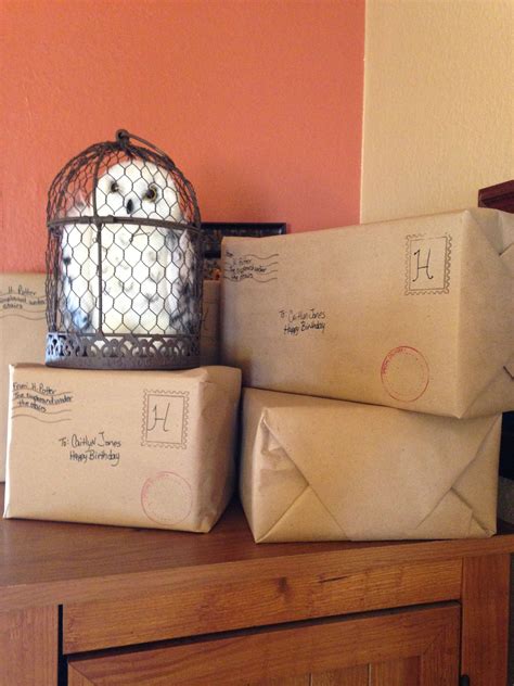 37 harry potter gifts potterheads will love. I wrapped her packages in mailing paper to look like ...