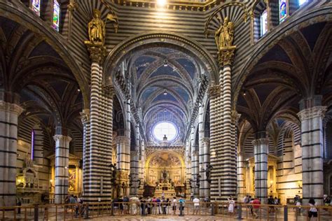 Interior Of Siena Cathedral In Tuscany Italy Editorial Stock Image