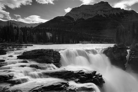 Athabasca Falls Jasper National Park Alberta Canada Stock Photo