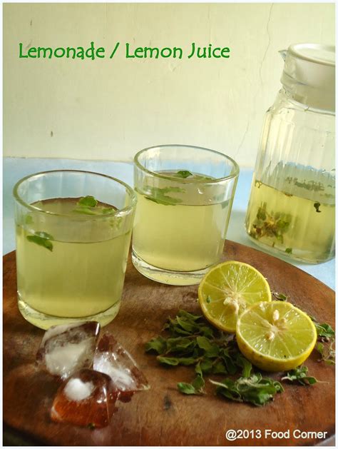 Lemonade Lemon Juice Healthy Juice Recipe Summer Drinks Recipe