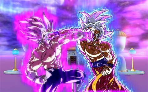 Ultra Ego Vegeta Vs Masterd Ultra Instinct Goku By Lord Makkusu On