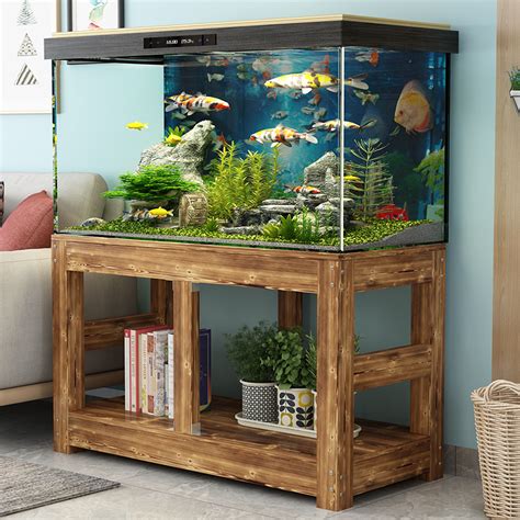 Solid Wood Fish Tank Bottom Cabinet Bottom Frame Base Pine Grass Tank