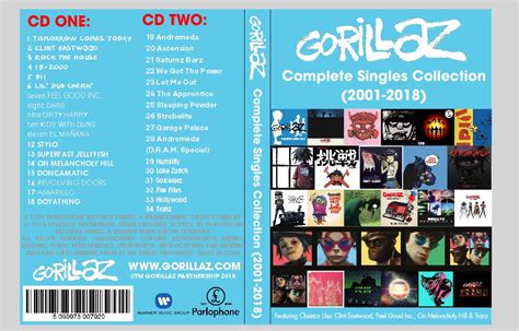 I Made A Gorillaz Complete Singles Colection 2001 2018 Dvd Box