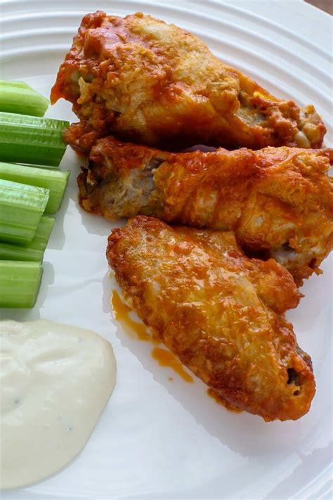 Try it out and let me know your impressions below! Chicken Wings With Creamy Gorgonzola Sauce - Made with ...