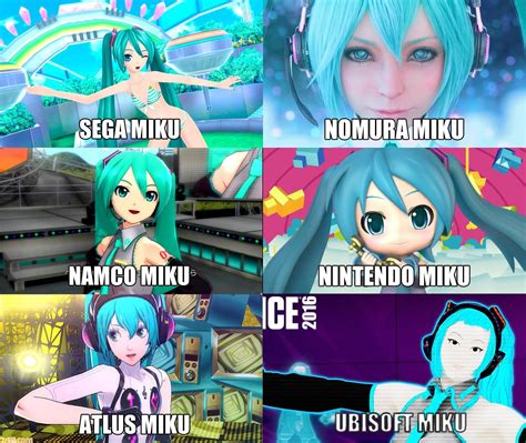 Different Types Of Hatsune Miku Rvocaloid