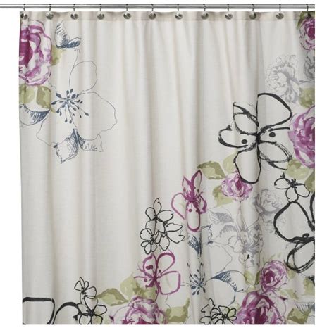 Bed Bath And Beyond Fabric Shower Curtain Fabric Shower Curtains