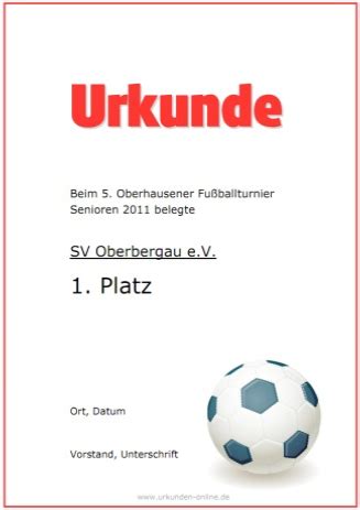 Das ist auf jeden fall einfacher, als sich eine urkunde vorlage mit word zeitraubend selbst zu erstellen. Sporturkunde hier online selber erstellen | urkunden-online.de