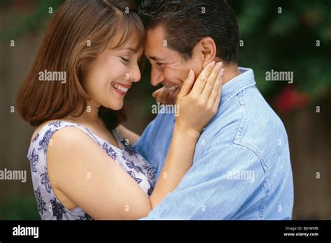 Couple Embracing Stock Photo Alamy