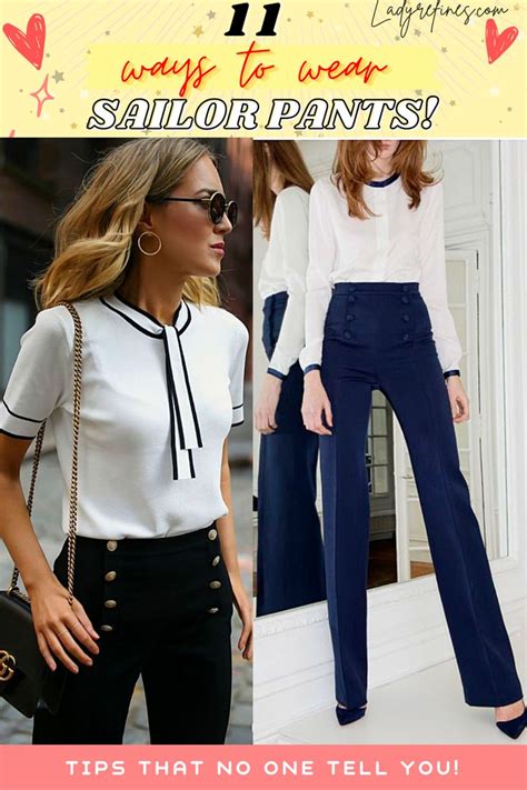 11 ways to pull off black sailor pants outfit in a classy way lady refines sailor pants