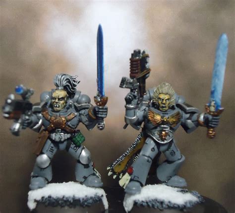 Frost Blades Power Armor Space Marines Space Wolves Wolf Guard Pa