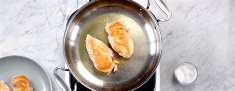 Unfortunately, since there aren't any bones or skin on the meat, they can overcook and dry out. Innit | How to Pan Fry Chicken Breasts with Tyler Florence