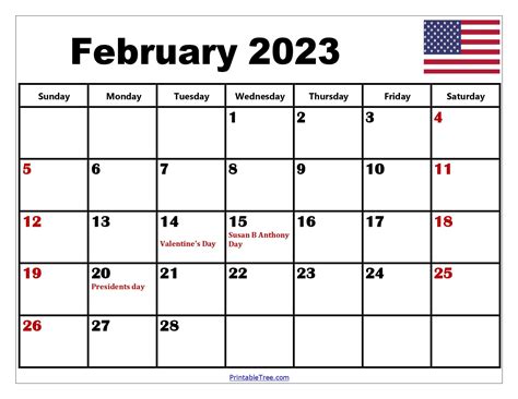 Calendar 2023 With Holidays Usa Holiday 2023