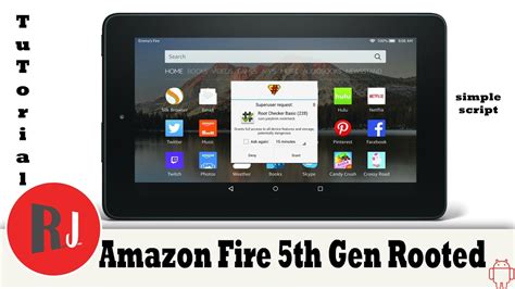 How To Root The Amazon Fire 5th Gen 7in Tablet And Remove Fire Launcher