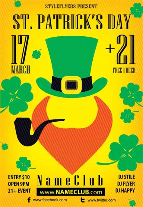 Download The St Patricks Day Free Flyer Template For Photoshop